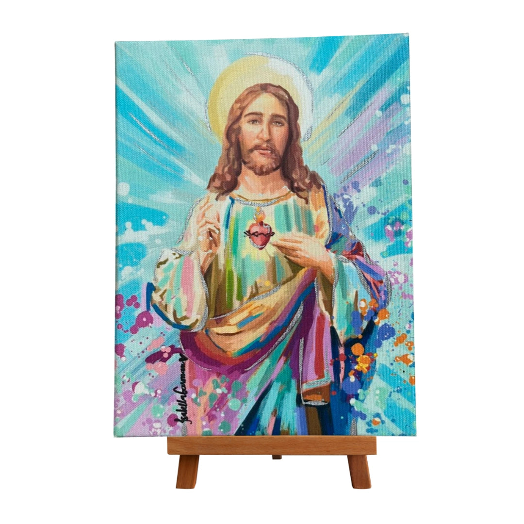 Sagrado Corazón Azul