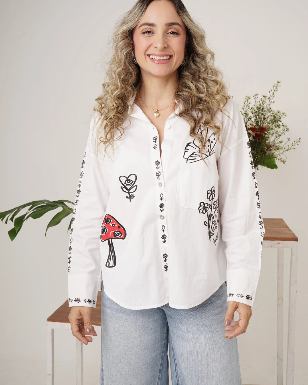 CAMISAS DE BOTONES MUJER