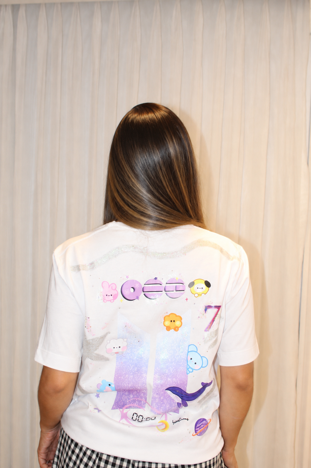 CAMISETA BTS BLANCA