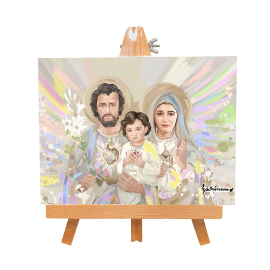 Sagrada Familia Horizontal - Pastel