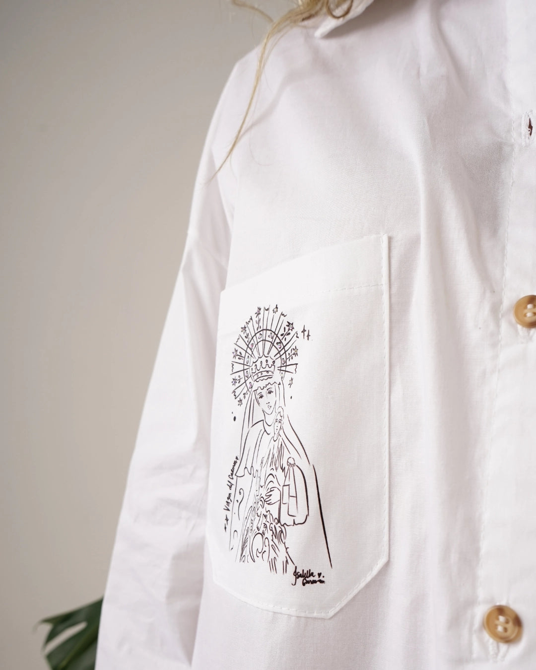 Camisa Virgen del Carmen - Lineal