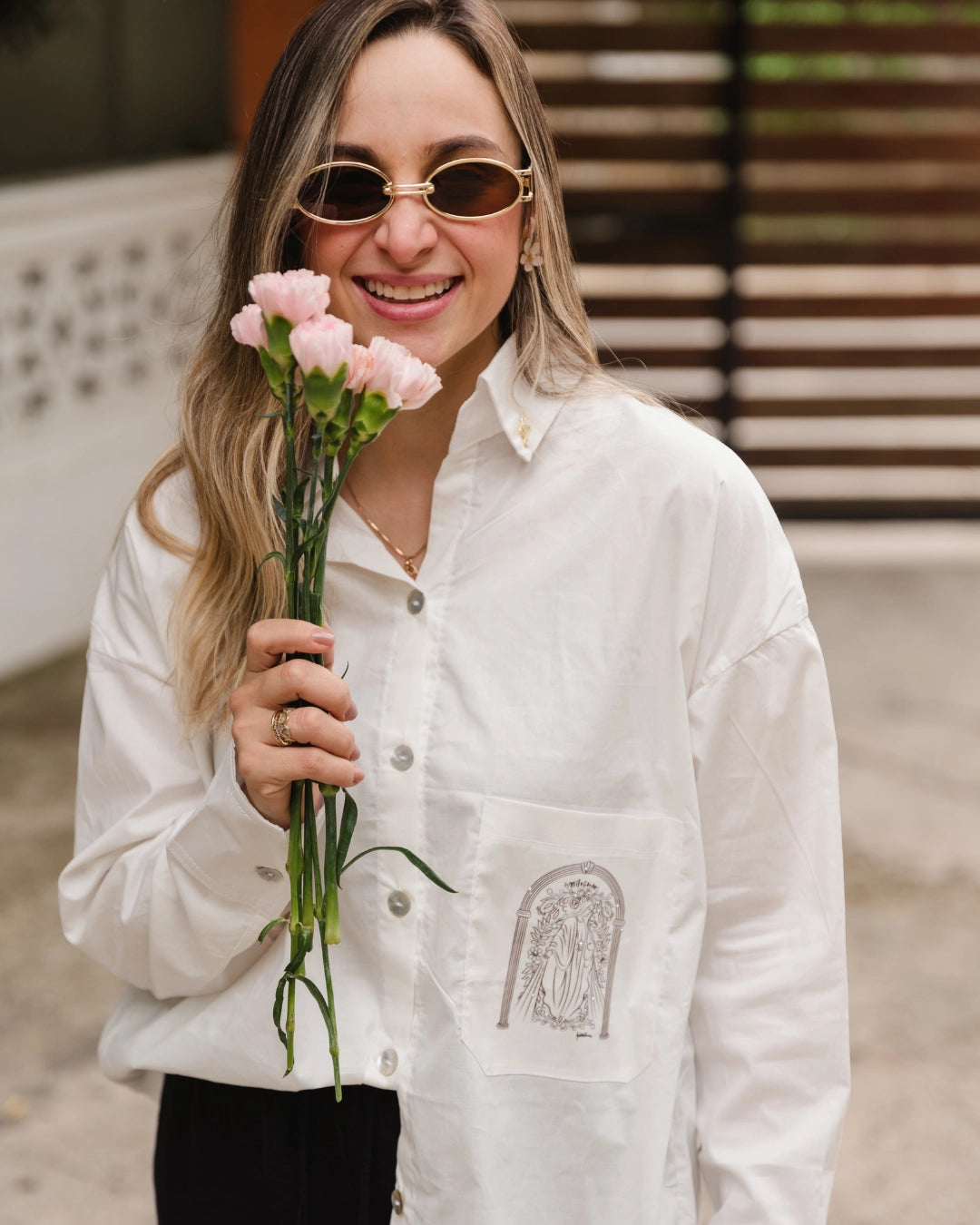 Camisa Milagrosa Lineal