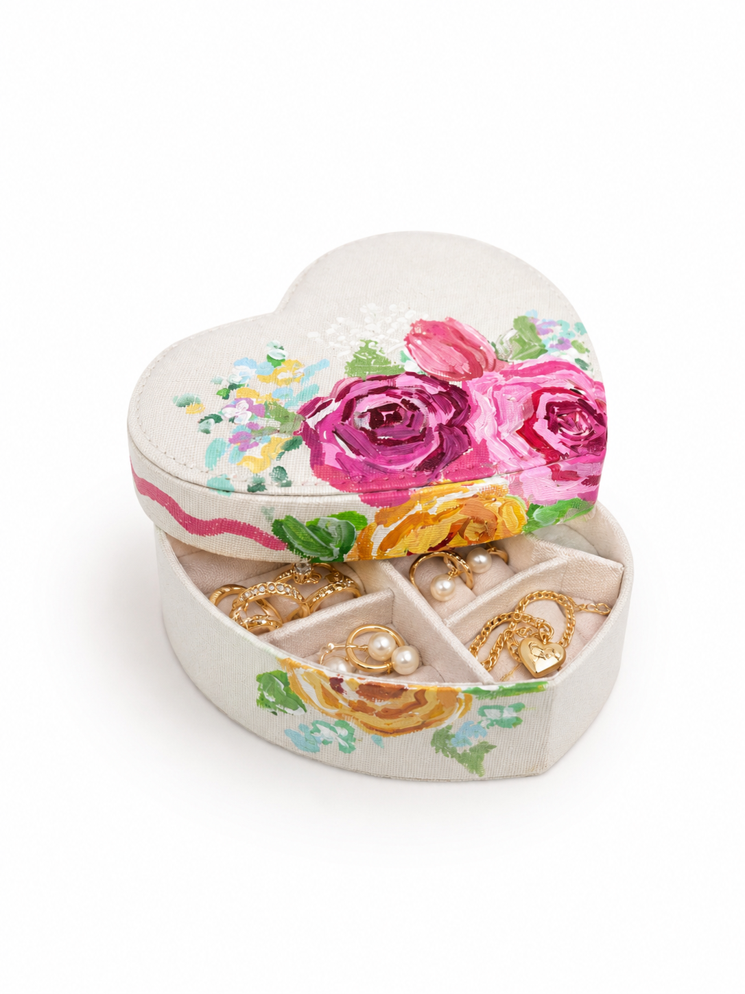 Joyero Corazon Floral