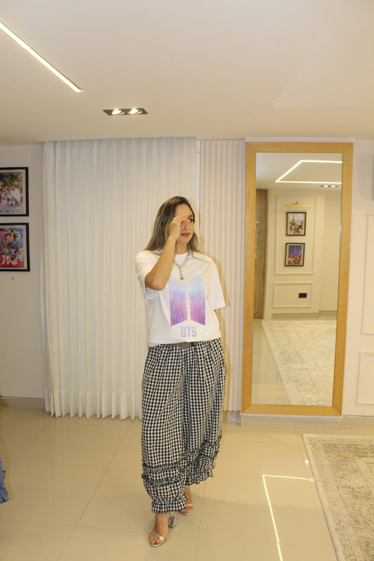 CAMISETA BTS BLANCA