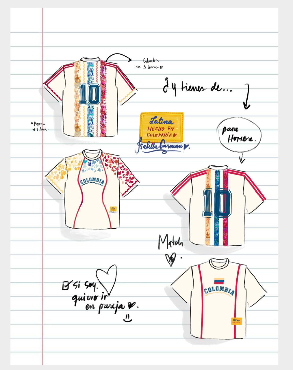 CAMISETA COLOMBIA